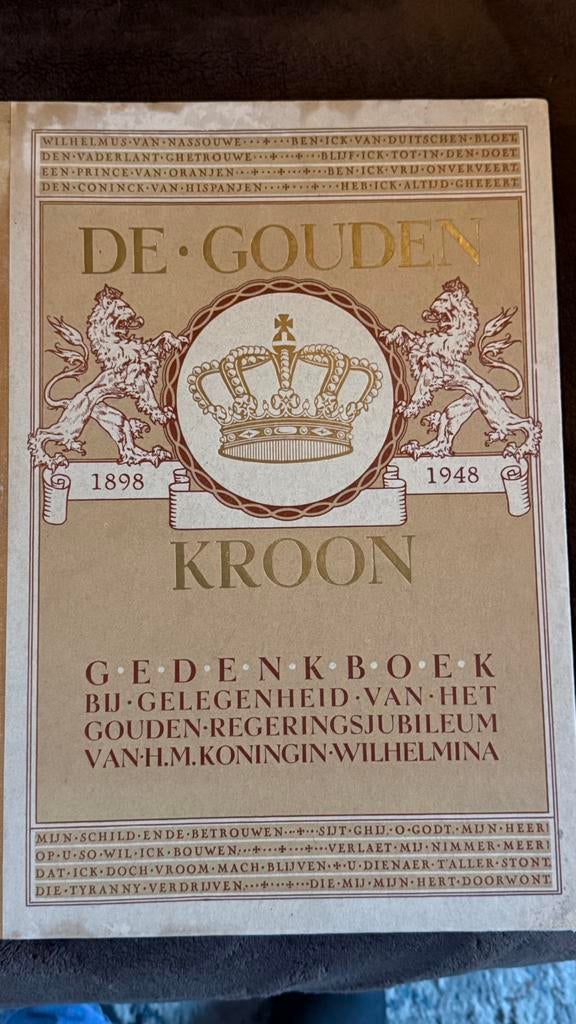 Gedenkboek wilhelmina, Ophalen of Verzenden, Zo goed als nieuw, Tijdschrift of Boek