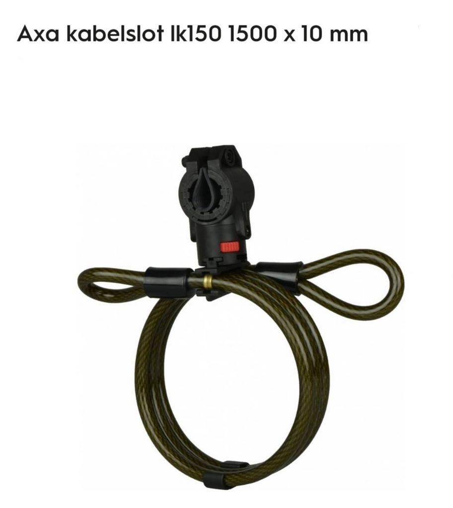 Partij AXA LK 150  Stalen Ogenkabels Veiligheidskabel Slot, Ophalen
