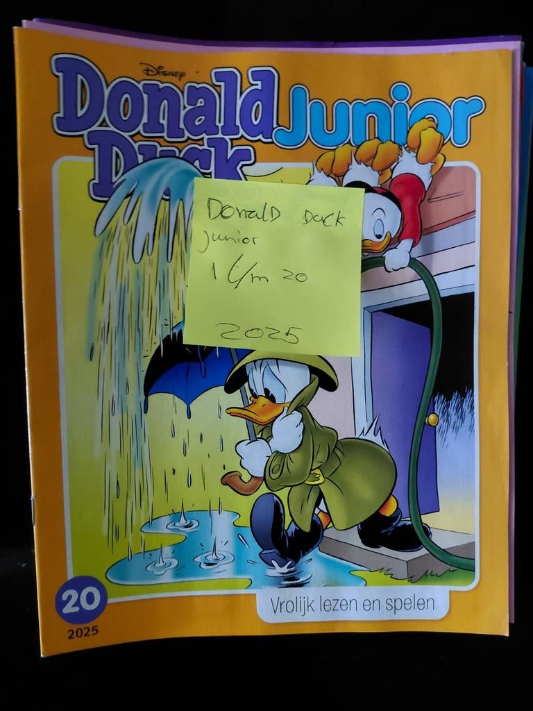 Donald Duck Junior 2025, Complete serie of reeks, Ophalen of Verzenden, Zo goed als nieuw, Walt Disney