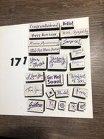 Houten stempels deel 1, Ophalen of Verzenden, Zo goed als nieuw, Houten stempel