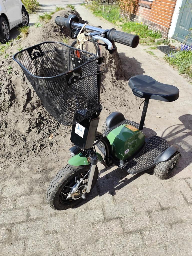 Briski Scootmobiel Groen, Diversen, Brommobielen en Scootmobielen, Ophalen, Gebruikt, 46 km of meer, 16 km/u of meer