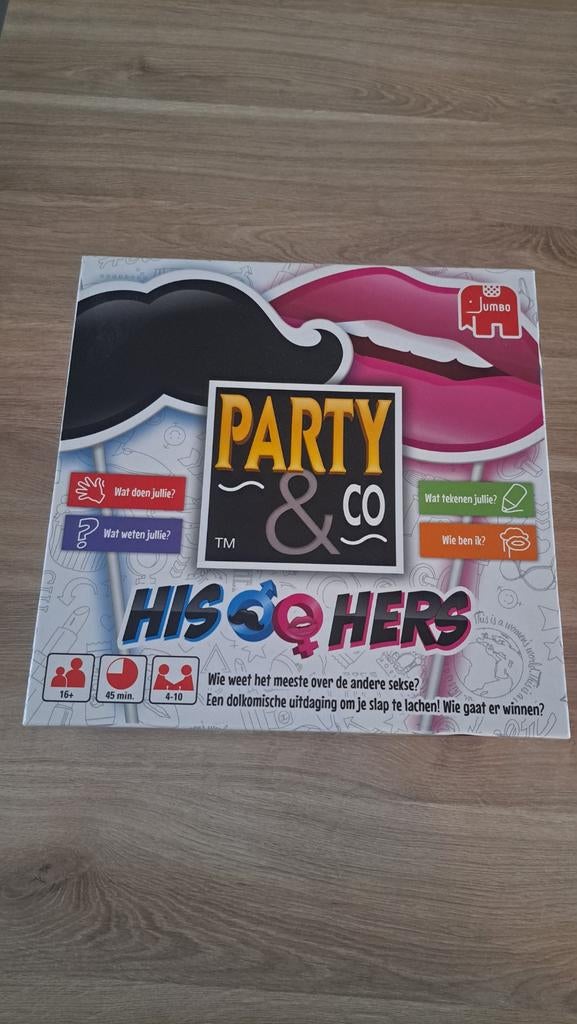 Party & Co His & Hers - Leuk spel voor stellen, Hobby en Vrije tijd, Gezelschapsspellen | Bordspellen, Drie of vier spelers, Ophalen of Verzenden