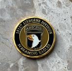 US Army 101st airborne division coin, Verzamelen, Ophalen of Verzenden, Amerika, Embleem of Badge