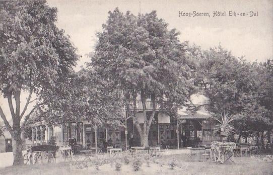 Hoog-Soeren Hotel Eik-en-Dal, Ophalen of Verzenden, Voor 1920, Gelopen, Gelderland