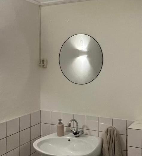 Ronde Spiegel, Huis en Inrichting, Ophalen, Overige typen, 50 tot 100 cm, Zo goed als nieuw