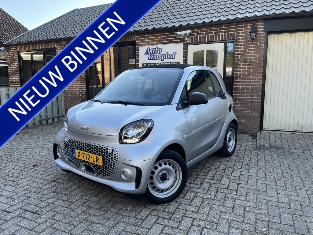 Smart Fortwo EQ Comfort 18 kWh Elektrisch B.T.W auto., Auto's, Smart, Automaat, Achterwielaandrijving, Zwart, Hatchback