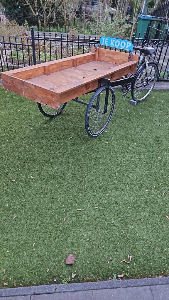 Ouderwetse bakfiets te koop, Ophalen, Goederen