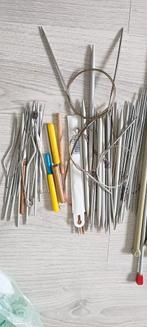 Grote partij handwerkspullen: brei- en haaknaalden, wol, Hobby en Vrije tijd, Breien en Haken, Ophalen of Verzenden