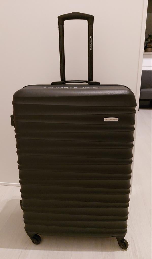 Nieuwe Wittchen Koffer Zwart - 67x45x26 cm, Ophalen, 40 tot 60 cm, Wieltjes, 20 tot 30 cm