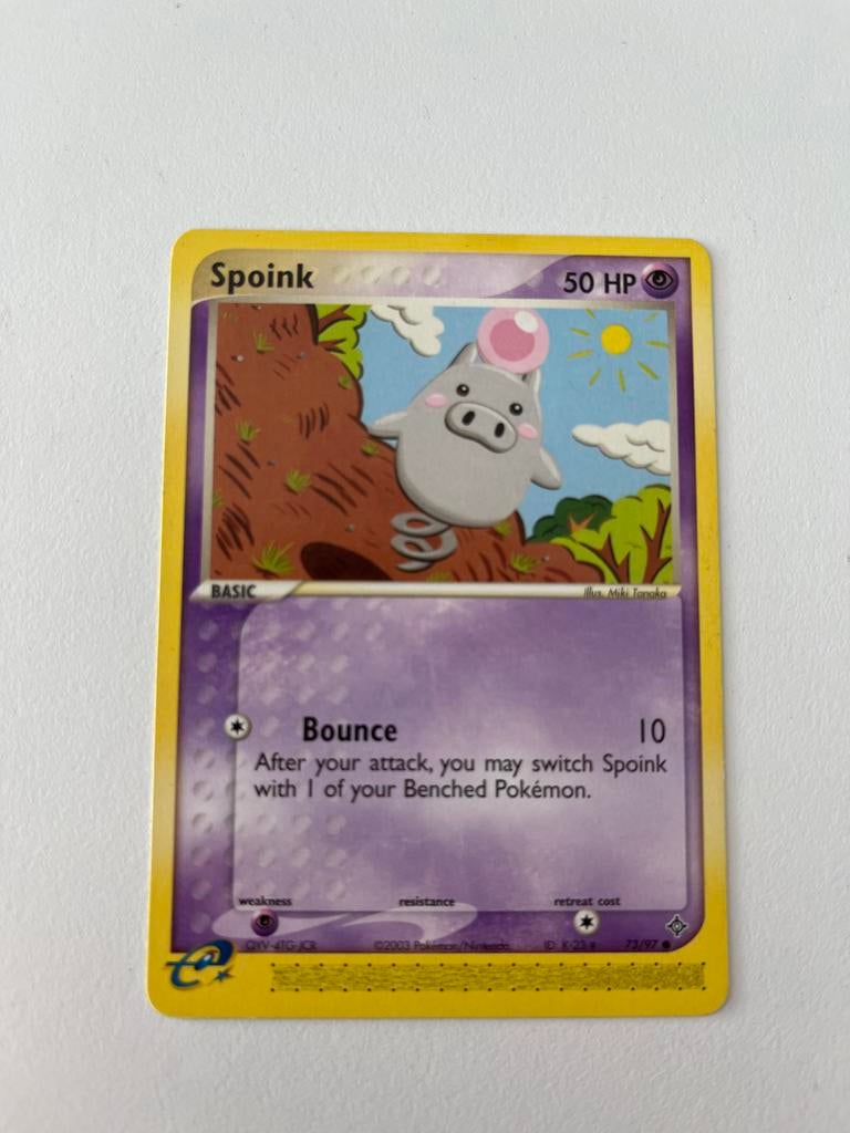 Pokemon Kaart Spionk 77/97 EX Dragon - Zo goed als nieuw, Ophalen of Verzenden, Zo goed als nieuw, Losse kaart