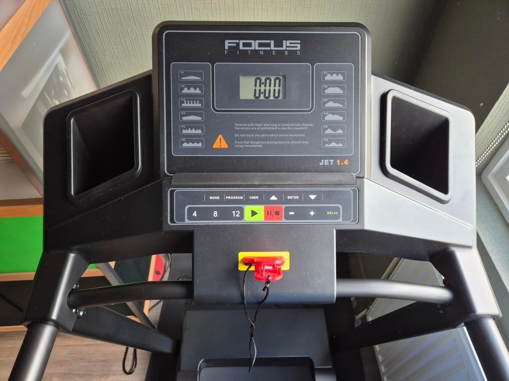Focus Fitness Jet 1.4 elektronische loopband, zwart, Ophalen, Zo goed als nieuw, Loopband