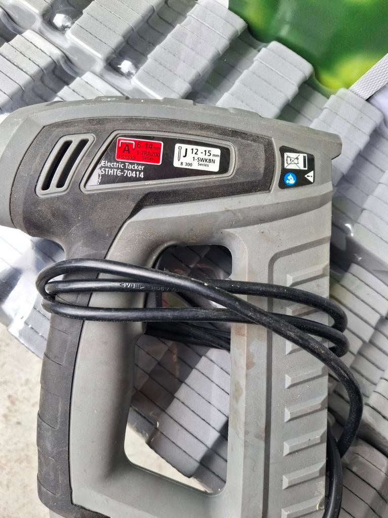 Stanley Elektrische Tacker - Krachtig en Betrouwbaar, Ophalen, Gebruikt