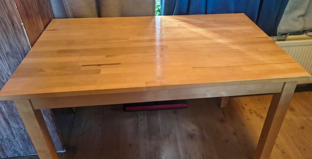 Gratis ikea eettafel, Huis en Inrichting, Tafels | Eettafels, Ophalen, Gebruikt, 100 tot 150 cm, 50 tot 100 cm