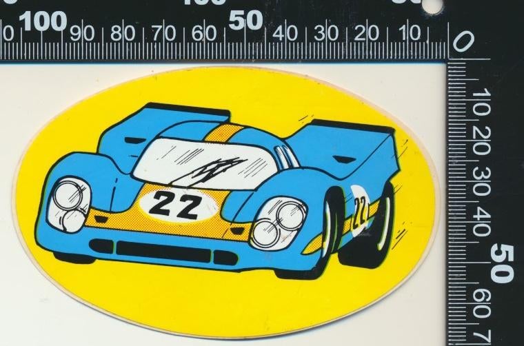 Sticker: Porsche (22), Ophalen of Verzenden, Zo goed als nieuw, Auto of Motor