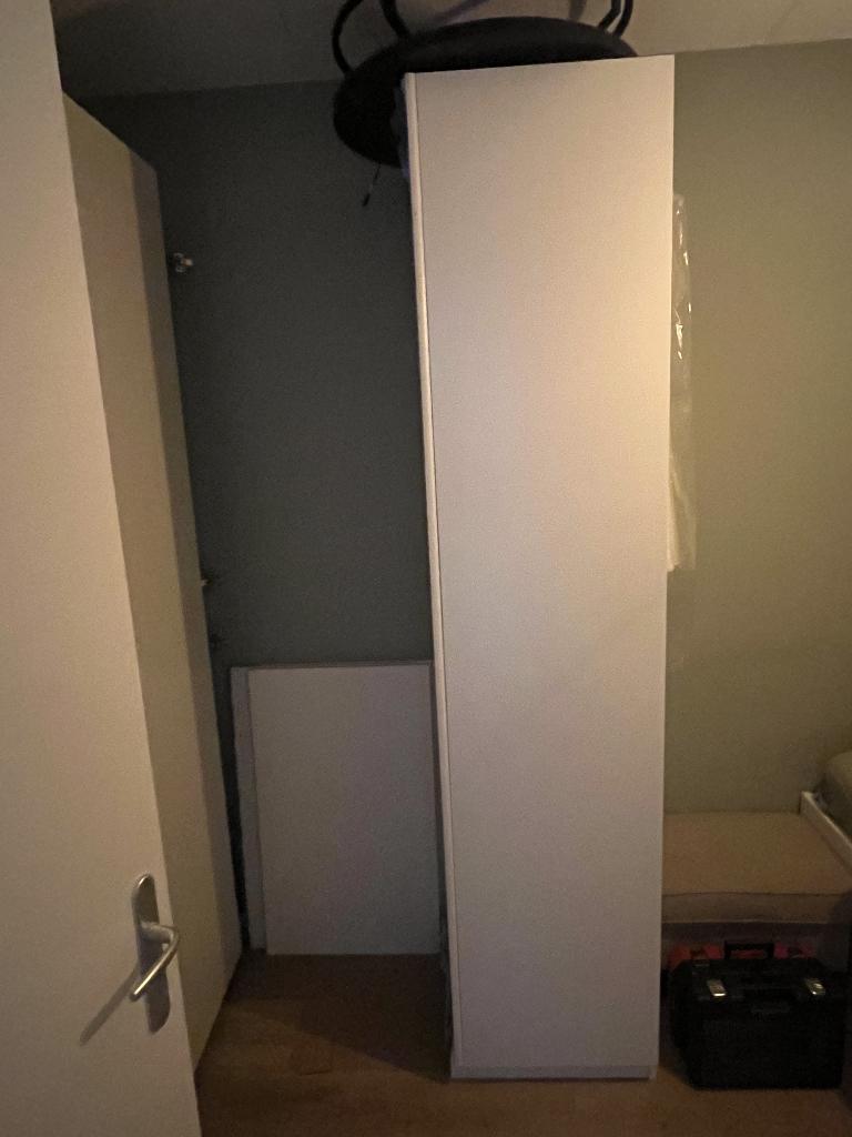 Pax kledingkast met hoekelement, Huis en Inrichting, Kasten | Kledingkasten, Ophalen, 200 cm of meer, 50 tot 100 cm, Zo goed als nieuw