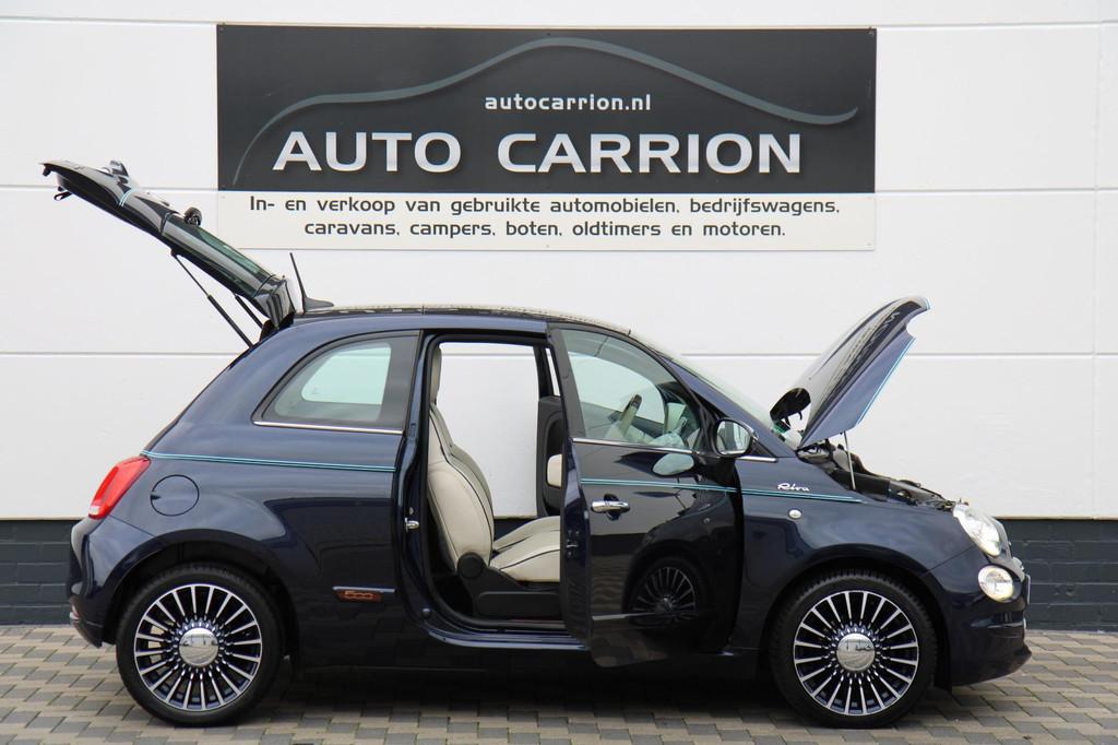 Fiat 500 0.9 TwinAir Turbo Riva meest unieke uitvoering !, Auto's, Voorwielaandrijving, Gebruikt, Beige, USB