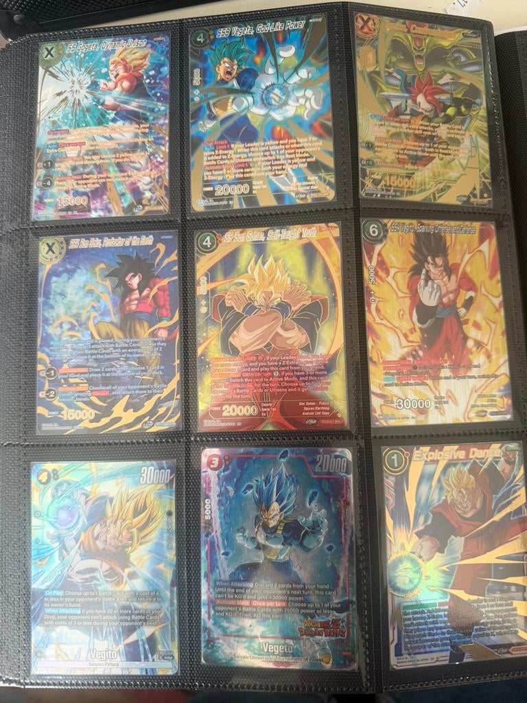 Speciale Dragon Ball Z kaarten DBZ, Ophalen of Verzenden, Zo goed als nieuw