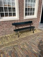 Antieke franse gietijzer tuinbank monument alkmaar haarlem, Ophalen