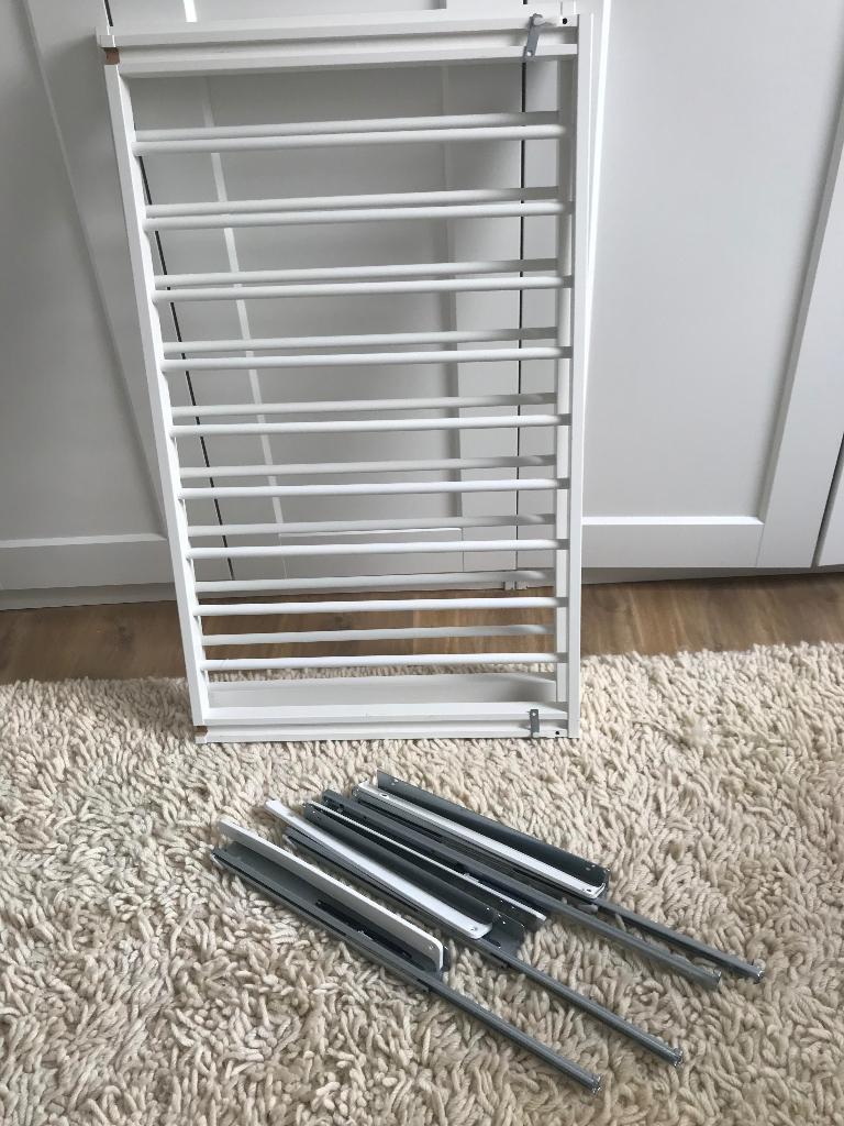 2 Uittrekbare broekhangers Komplement (Ikea), Ophalen, 50 tot 100 cm, Zo goed als nieuw, Ikea, pax