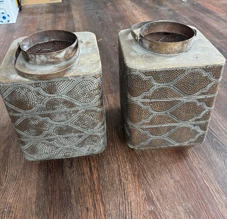 Kaarsen lantaarns voor binnen en buiten, Ophalen, Gebruikt, Overige kleuren, 25 tot 50 cm