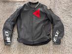 Dainese Leren Motorjas en broek - Zwart met Rood Logo, Ophalen of Verzenden, Tweedehands, Jas | leer