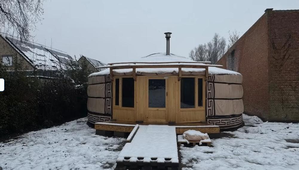yurt (nooit gebruikt! Showmodel), Caravans en Kamperen, Tenten, Ophalen, Nieuw, Tot en met 4