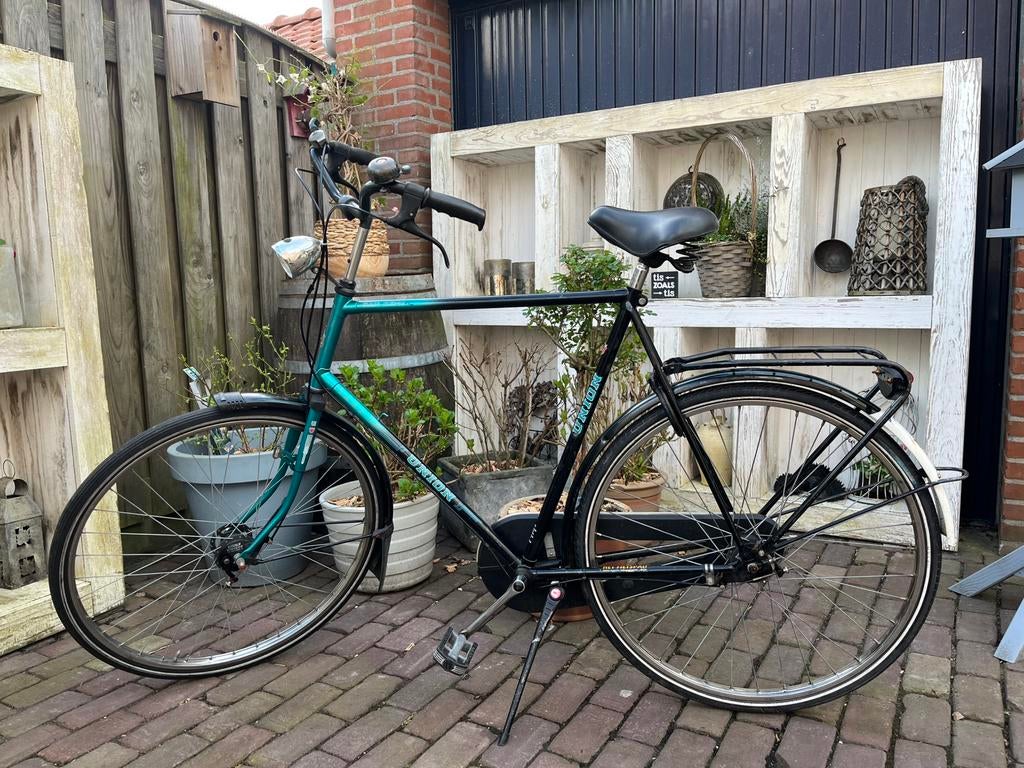 Union herenfiets, Fietsen en Brommers, Fietsen | Heren | Herenfietsen, Gebruikt, Versnellingen, 57 tot 61 cm, Trommelrem