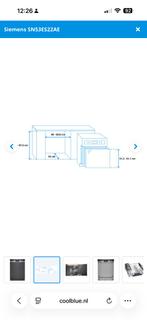Siemens SN53ES22AE vaatwasser, Gebruikt, 60 cm of meer, Ophalen of Verzenden, Inbouw