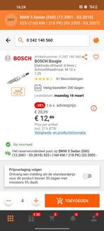 Bosch Bougie voor BMW 5 Serie (E60) 525i, Ophalen, Nieuw, BMW
