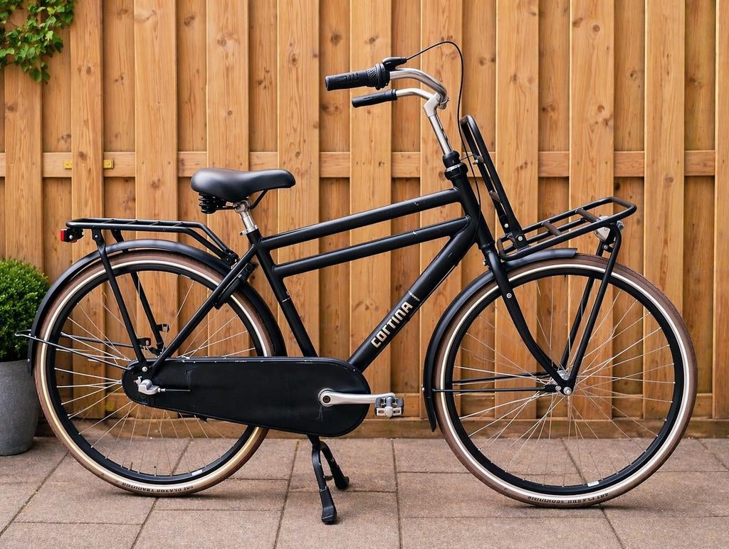 Cortina U4 herenfiets alles werkt naar behoren!, Terugtraprem, Gebruikt, Versnellingen, 49 tot 53 cm