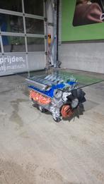 Unieke BMW V12 Salontafel op Wielen - Eyecatcher!, 100 tot 150 cm, Minder dan 50 cm, Rechthoekig, 50 tot 100 cm