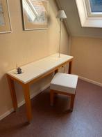 Stijlvol toiletmeubel Jan de Bouvrie, met krukje en lamp, Ophalen, 100 tot 150 cm, Minder dan 100 cm, Modern