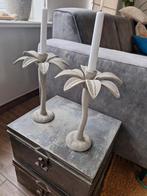 Mooie stenen kandelaars ZGAN, Overige materialen, 25 tot 50 cm, Ophalen of Verzenden, Zo goed als nieuw