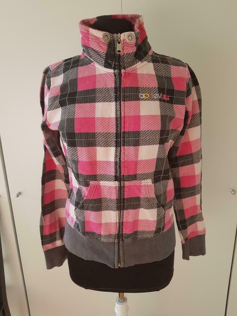 Geblokt katoenen April Evil vest - maat large, Kleding | Dames, Ophalen of Verzenden, Maat 42/44 (L)