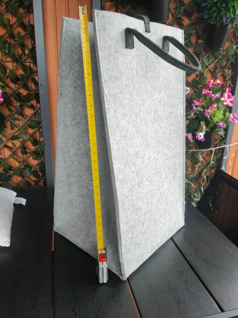 Vilten decoratie tas / plantenbak 40x40x75 cm z.g.a.n., Ophalen of Verzenden