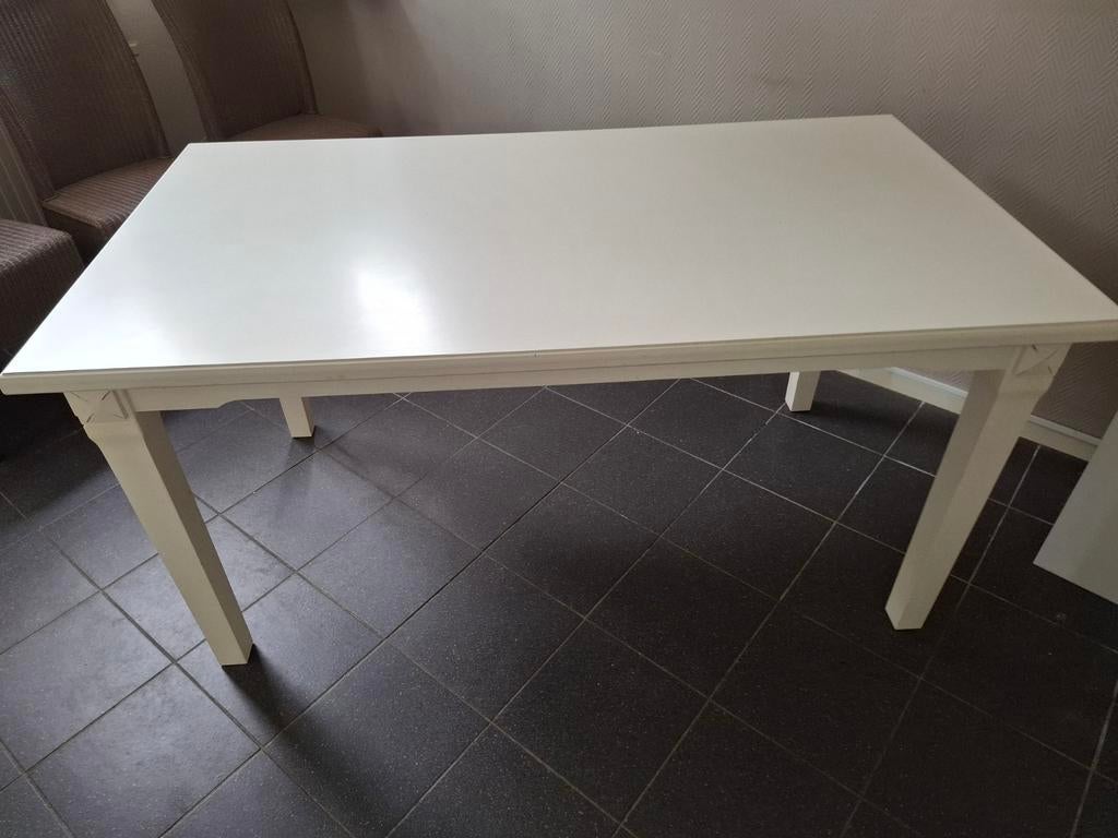 Eettafel met 4 stoelen, Huis en Inrichting, Bureaus, Ophalen, Gebruikt