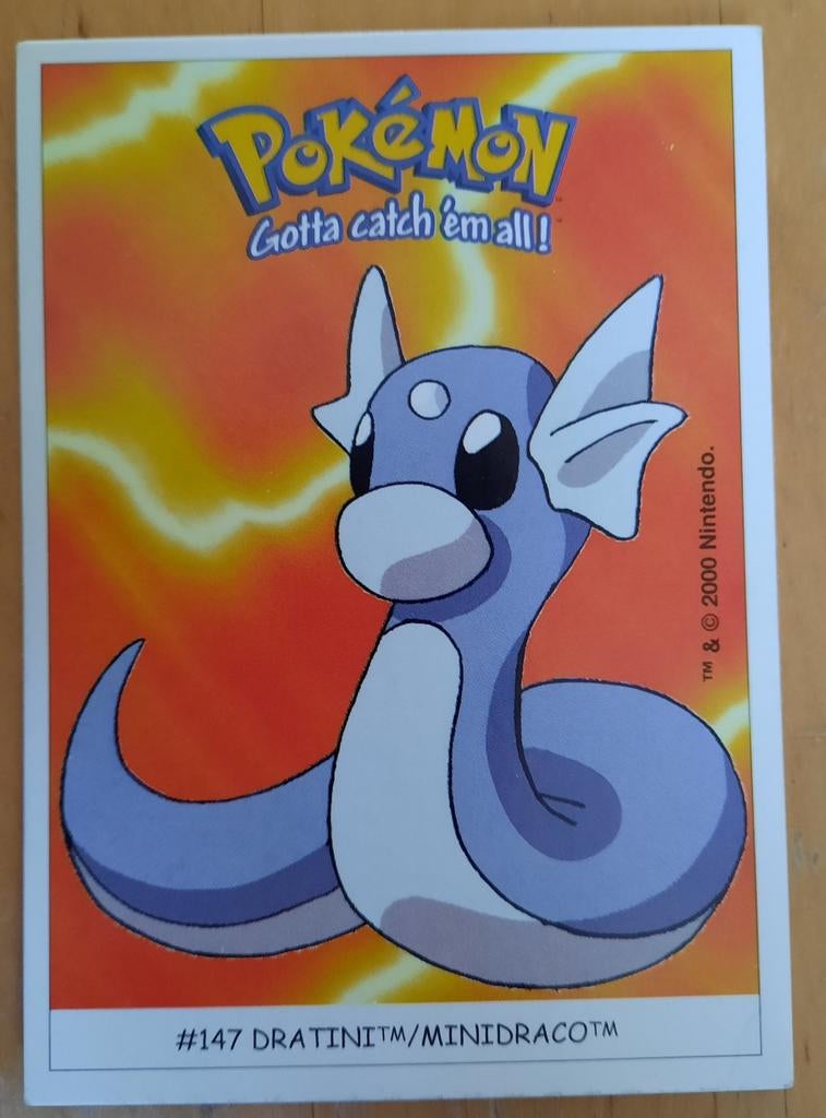 Pokémon Dratini Sticker #147 - Dunkin Boomer 2000, Ophalen of Verzenden