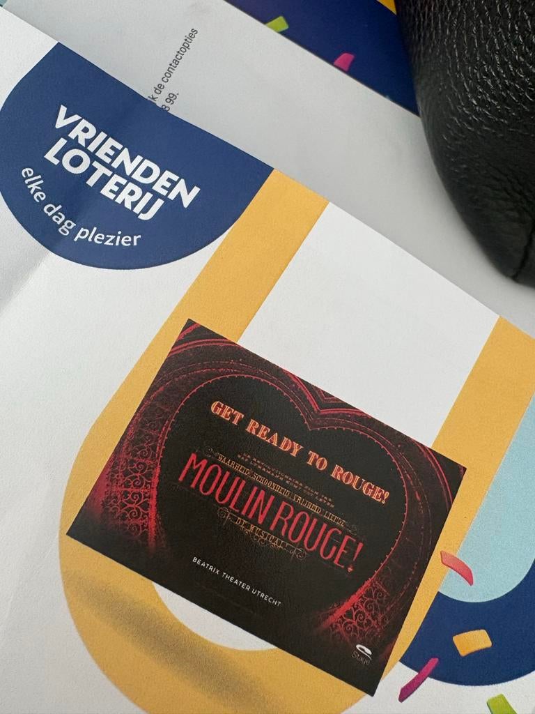 Twee kaartjes Moulin Rouge, Tickets en Kaartjes, Twee personen, Juni