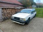 Volvo 740 2.3 Turbo Interc Overdrive 1986 Wit, Zwart, 4 cilinders, Leder en Stof, Wit