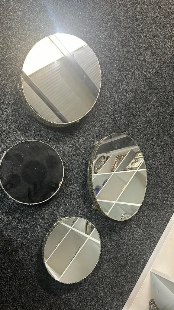 Spiegel blad decorstie, Huis en Inrichting, Ophalen of Verzenden, Zo goed als nieuw