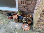 Gratis bloempotten bloem pot bloempot, Tuin en Terras, Bloempotten, Ophalen, Rond, Zo goed als nieuw, Aardewerk