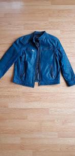 Suede Jas Tailor & Son Heren, Ophalen, Gedragen, Maat 52/54 (L), Blauw