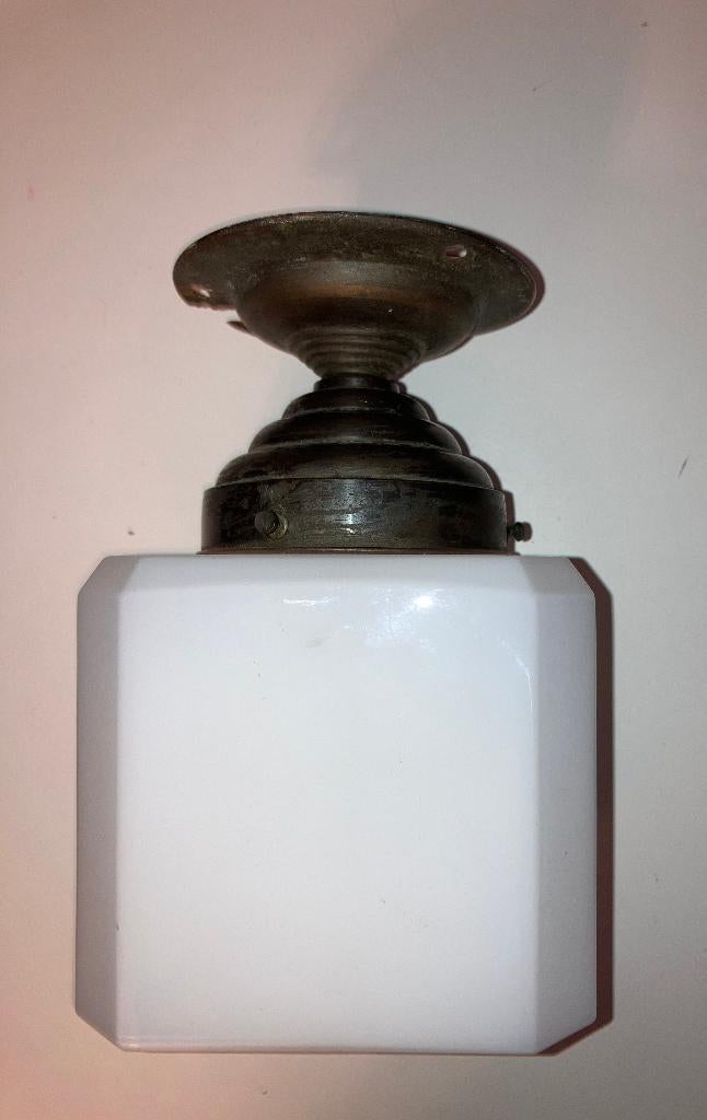 Art deco plafondlamp, Ophalen of Verzenden