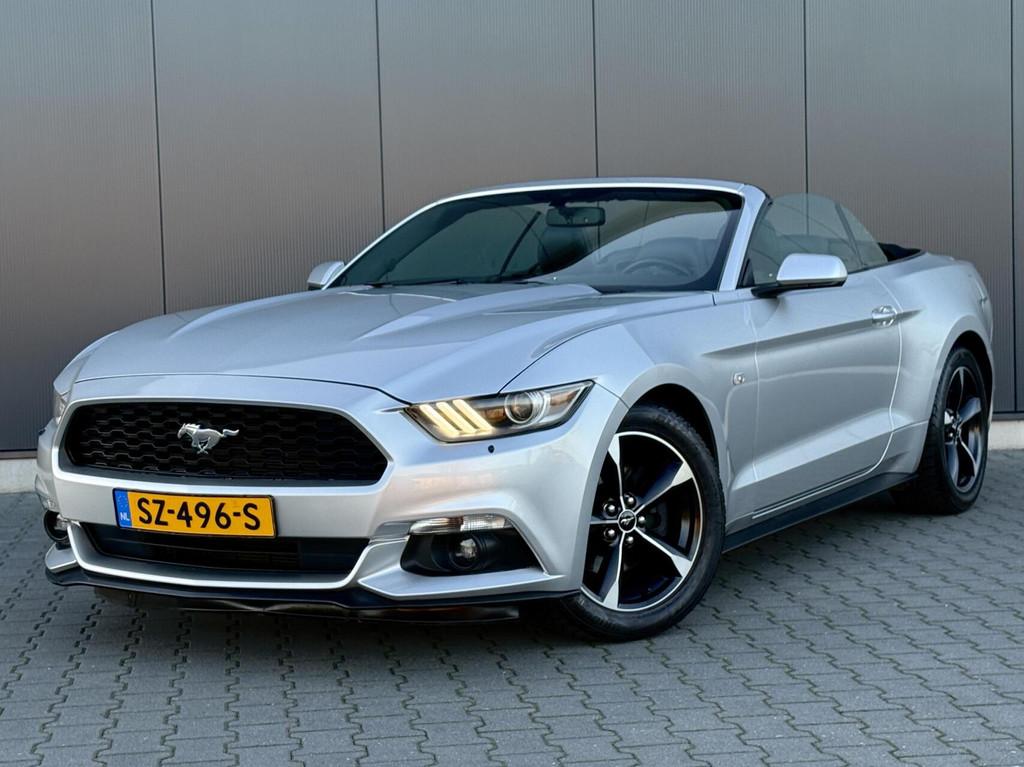 Ford USA Mustang Convertible 3.7 V6 Leder - Camera -Nette Au, Auto's, Achterwielaandrijving, Gebruikt, Cabriolet, 4 stoelen