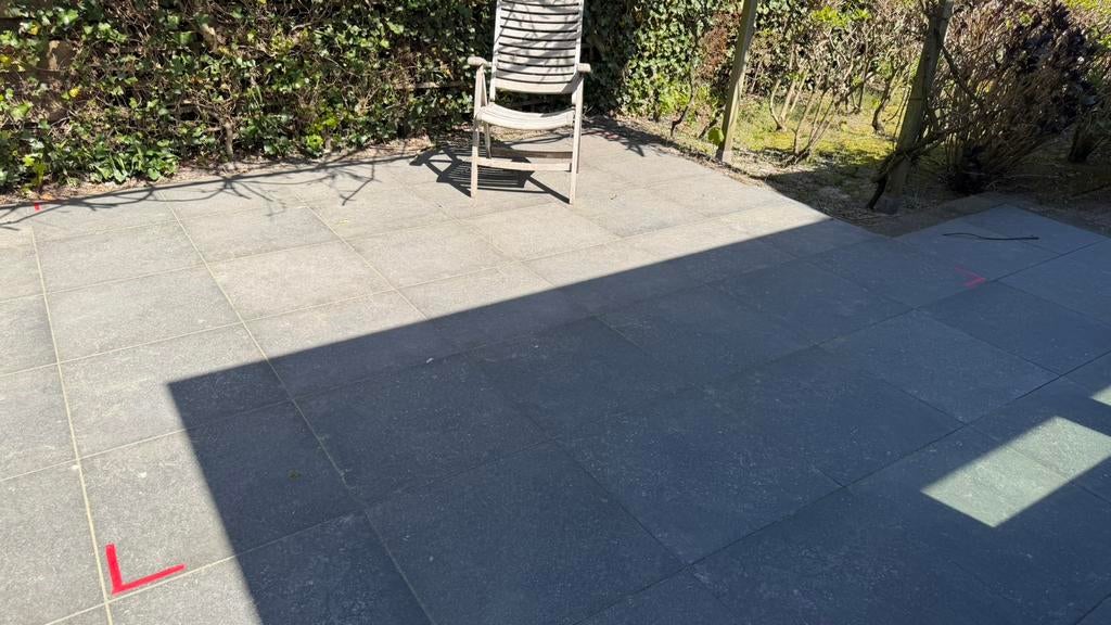10m2 keramische tuintegels 60x60, Tuin en Terras, Tegels en Klinkers, Ophalen, Keramiek, Nieuw, 10 m² of meer