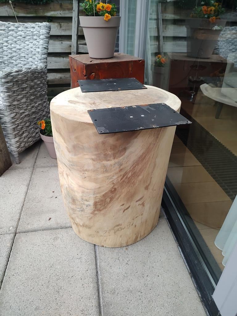 Massieve Suar Tafelpoot - Rookvrij en Onbeschadigd, Tafelpoot, 50 tot 100 cm, Ophalen of Verzenden, Zo goed als nieuw