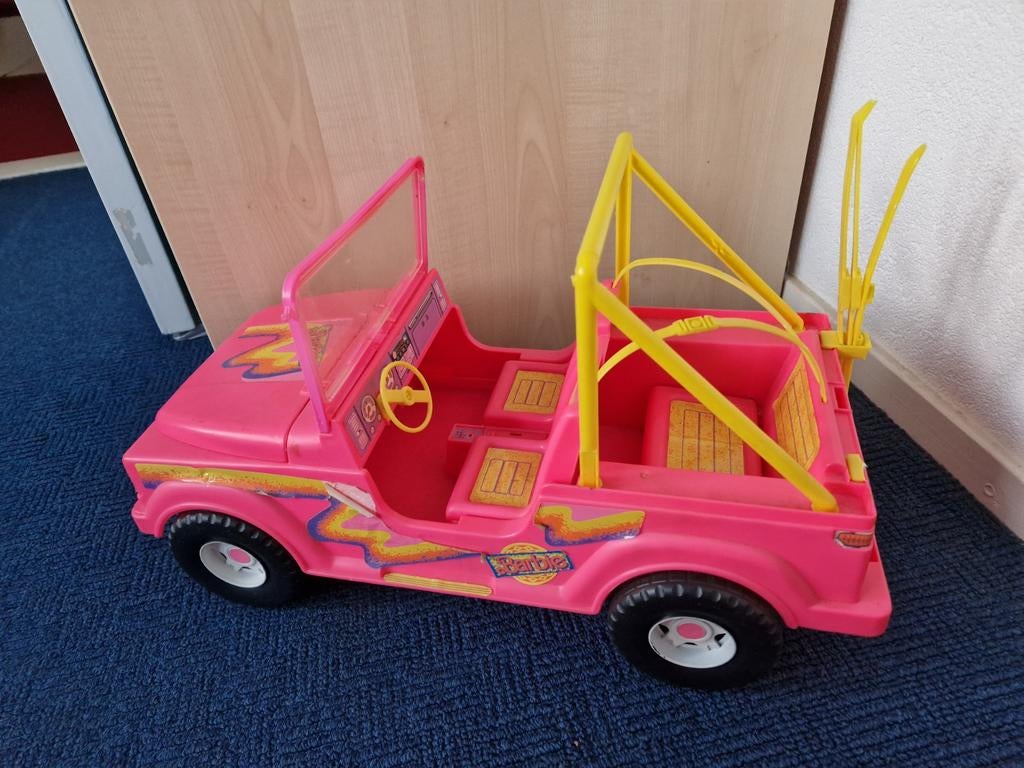 Barbie Speelset: Meeneemhuis, Jeep, Koets & Keukentje, Ophalen, Meisje