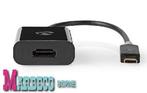 USB Type-C Adapter Cable, Type-C Male - HDMI Female, Black, Nedis, Nieuw, Info@marbeco.nl, Ophalen of Verzenden