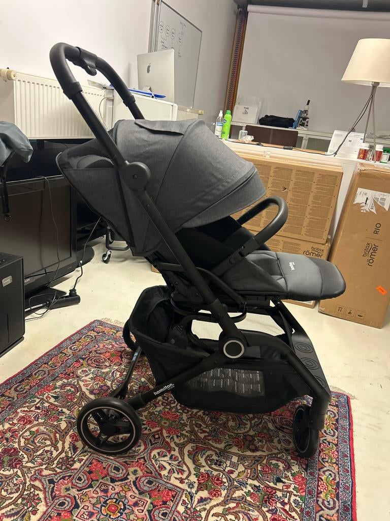 Hamilton T1 buggy stroller, Ophalen of Verzenden, Zo goed als nieuw, Overige merken, Verstelbare rugleuning