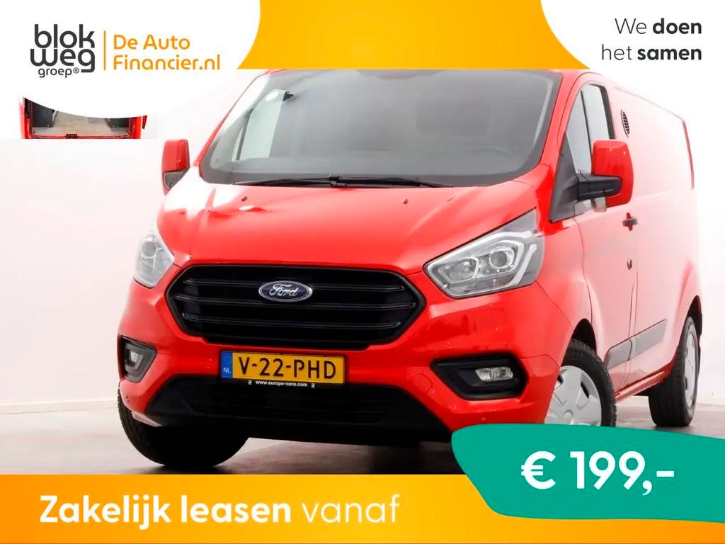 Ford Transit Custom 340 2.0 TDCI 130pk L2H1 Air € 11.950,0, Auto's, Bestelauto's, 2063 kg, 4 cilinders, Bedrijf, 2 stoelen